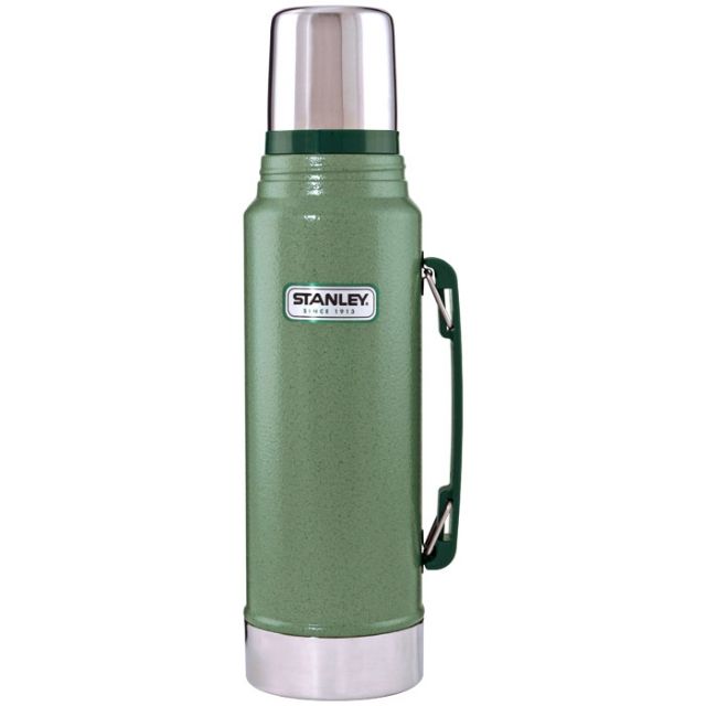 Stanley Classic Vacuum Insulated Bottle 1.1 qt Hammertone Green