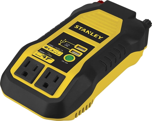 Stanley Tools PowerIt 500-Watt Power Inverter Black/Yellow