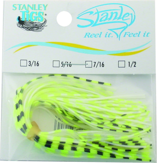 Stanley Jigs Replacement Original Skirts 2 Piece Chartreuse/Pearl