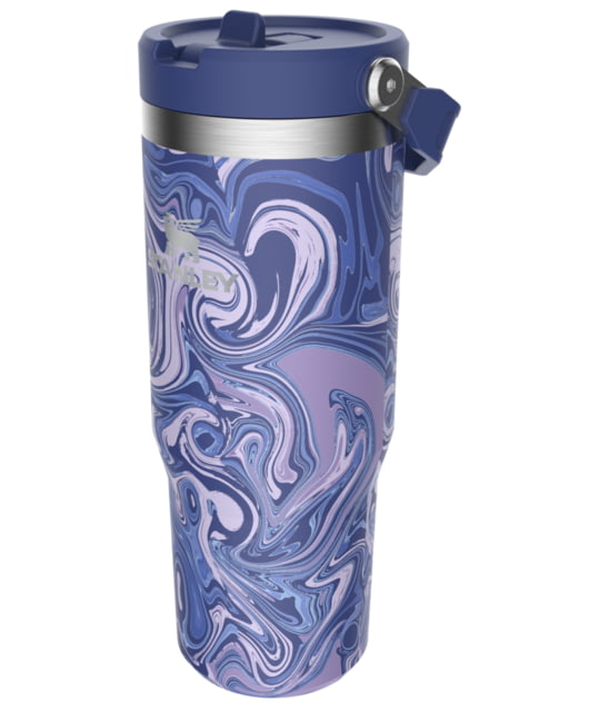 Stanley The IceFlow Flip Straw Tumbler Pool Swirl 30 oz/0.89 L