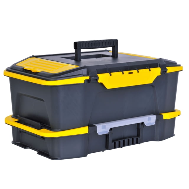 Stanley Tools Click 'N' Connect 2-in-1 Tool Box Black/Yellow