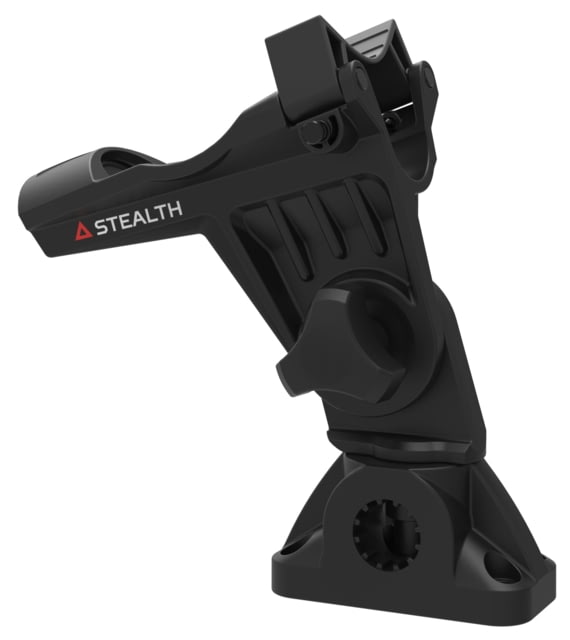Stealth Rod Holders Qr2 Rod Holder With Mulit Mount Base Black