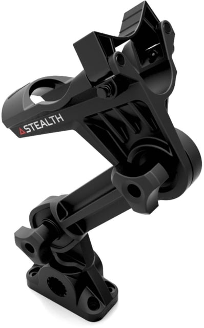 Stealth Rod Holders Qr2 Rod Holder With Mulit Mount Base And Extension Black