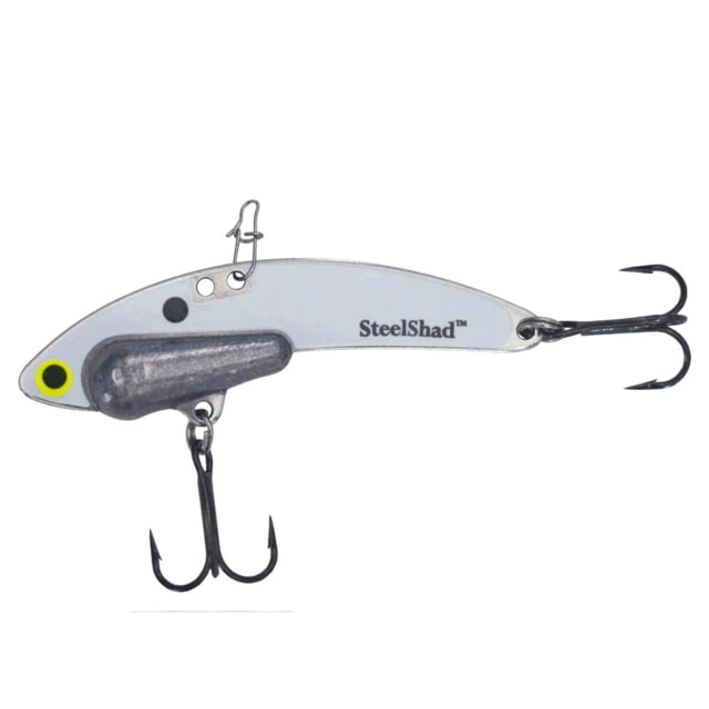 Steelshad SteelShad Heavy 1/2 Oz White Shad