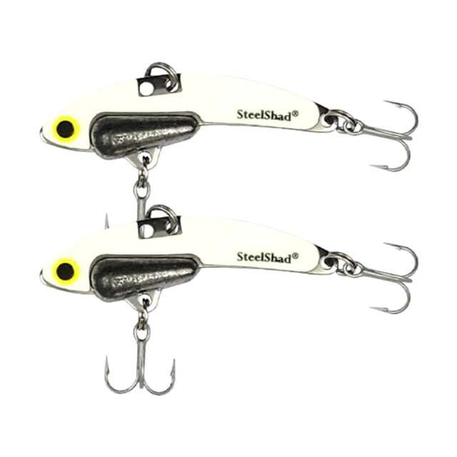 Steelshad SteelShad Mini 2 Pack 1/4 Oz Glow White