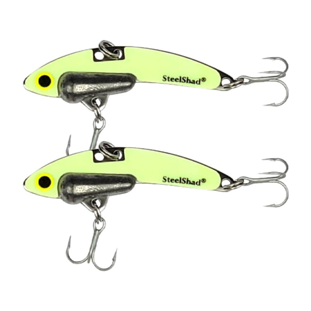 Steelshad SteelShad Mini 2 Pack 1/4 Oz Glow Yellow