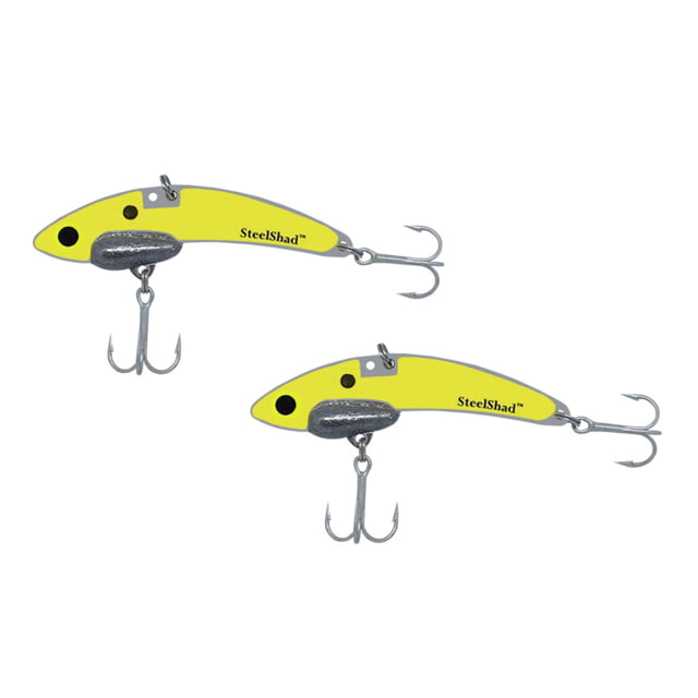 Steelshad SteelShad Mini 2 Pack 1/4 Oz Yellow Shad