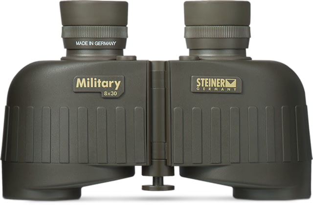 Steiner 8x30mm M30r Military Porro Prism Binoculars with Mil Ranging Reticle NBR Long Life Rubber Armoring OD Green