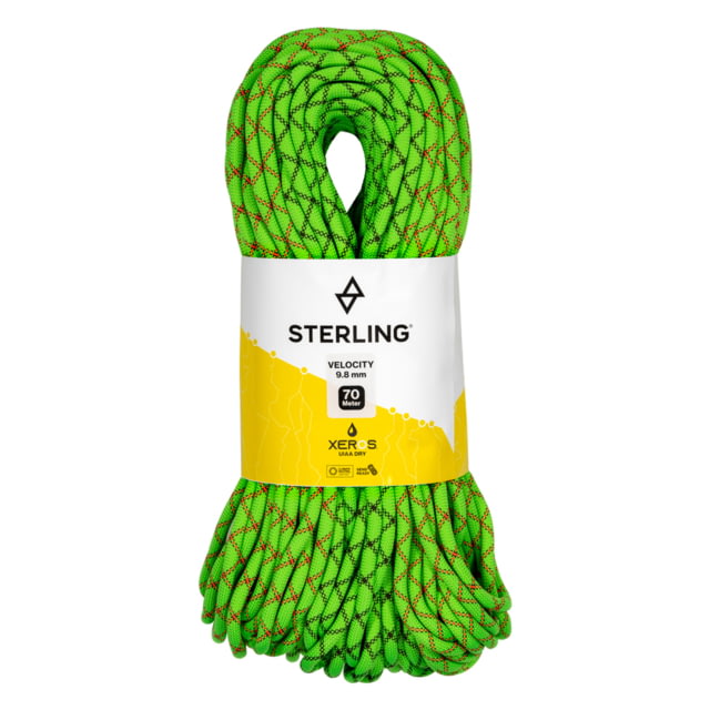 Sterling Xeros 9.8 Velocity Rope Green 70m
