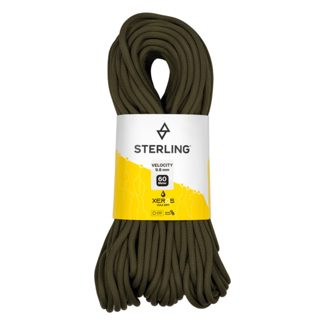 Sterling Xeros 9.8 Velocity Rope Olive Drab 60m