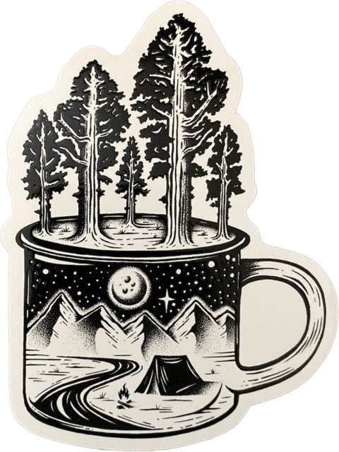 Sticker Art Camp Cup Mountains Stikers CAMP CUP MTN