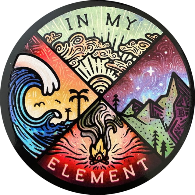 Sticker Art In My Element Stikers IN MY ELEMENT