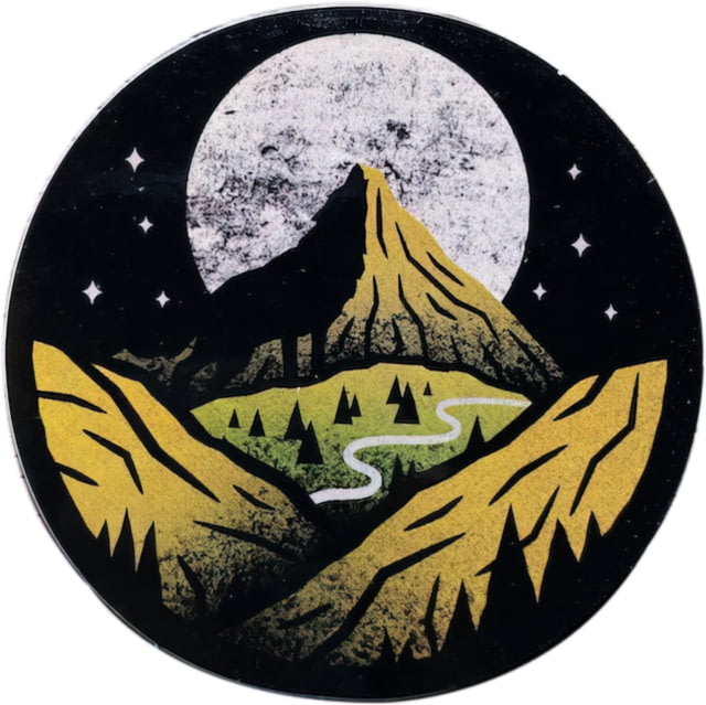 Sticker Art Mountain And Moon Stickers MOUNTAIN AND MOON