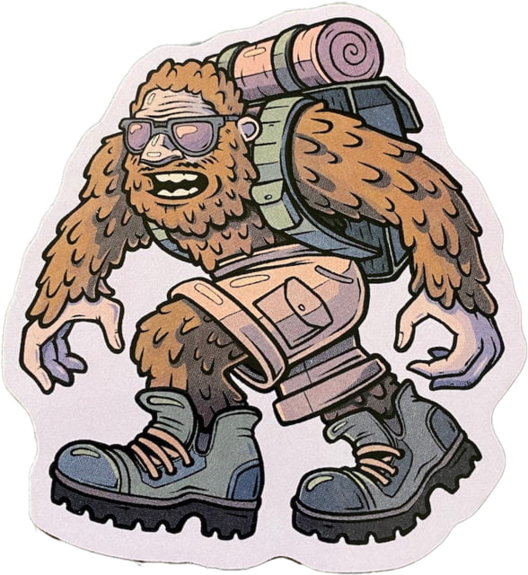 Sticker Art Sasquatch Camping Stikers SASQUATCH CAMPING