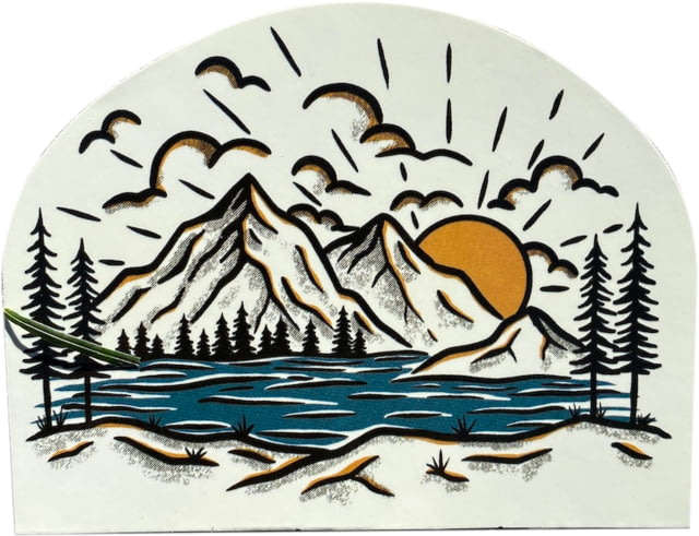 Sticker Art Sunrise Mountain Stikers SUNRISE MOUNTAIN