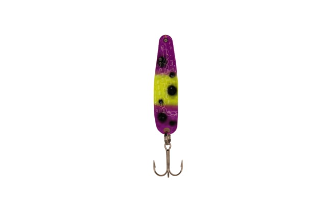Stinger Scorpion Spoon Lightweight Trolling Spoon 2.25in .1oz. #5 VMC Hooks Purple Frog