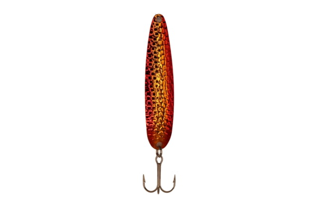 Stinger Stinger Spoon Lightweight Trolling Spoon 3.75in .3oz. #2 VMC Hooks Copper Hammered Monkey Puke