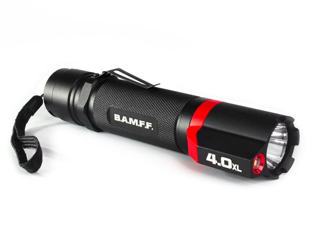 STKR Concepts BAMFF 4.0XL- 400 Lumens Dual LED Flashlight Black/ Red
