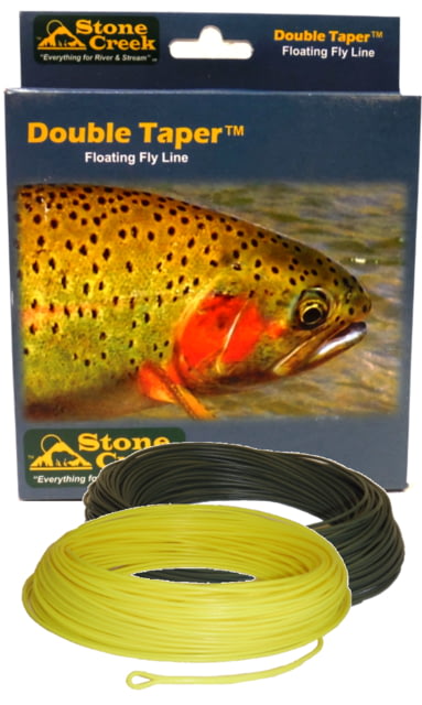 Stone Creek Double Taper Fly Fishing Line Olive 7 Wt. Olive