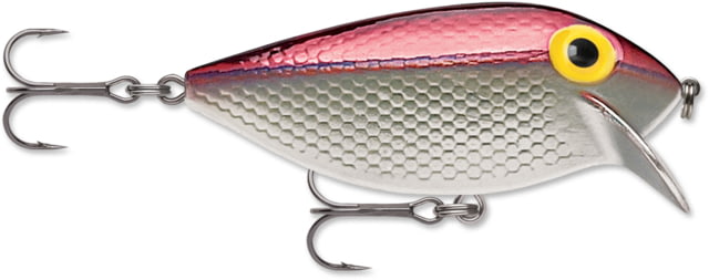 Storm Original Thinfin Shallow Crankbait Floating Metallic Silver/Red 3in 3/8oz