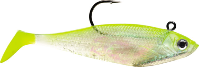 Storm WildEye Swim Shad Swimbaits 3 5in Chartreuse Silver