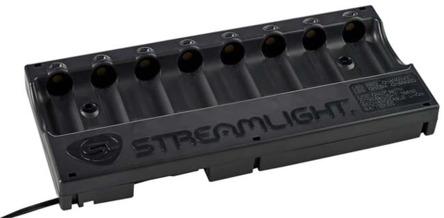 Streamlight 8-Unit Bank Charger Charger Type - 120V/100V AC Black