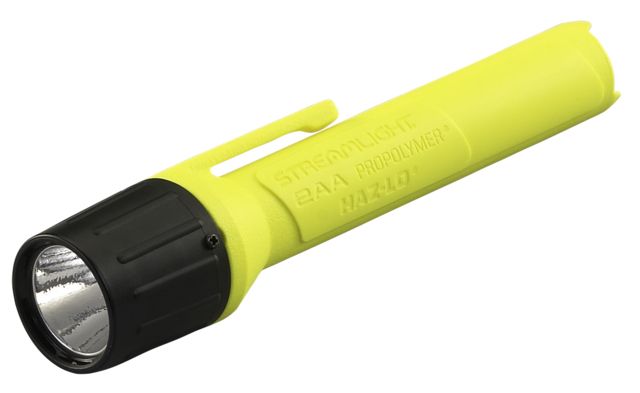 Streamlight 2Aa Propolymer Haz-Lo Flashlight Inmetro Rated 65 Lumen White Led 2 X Aa Battery Yellow