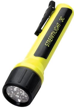 Streamlight 3C Propolymer LED Flashlight Blue LEDs Yellow