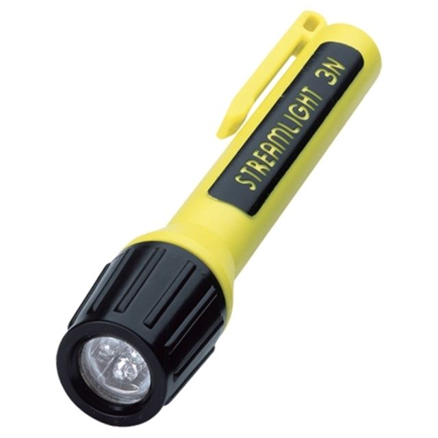 Streamlight 3N LED Propolymer Flashlight White LEDs w/Batteries Yellow