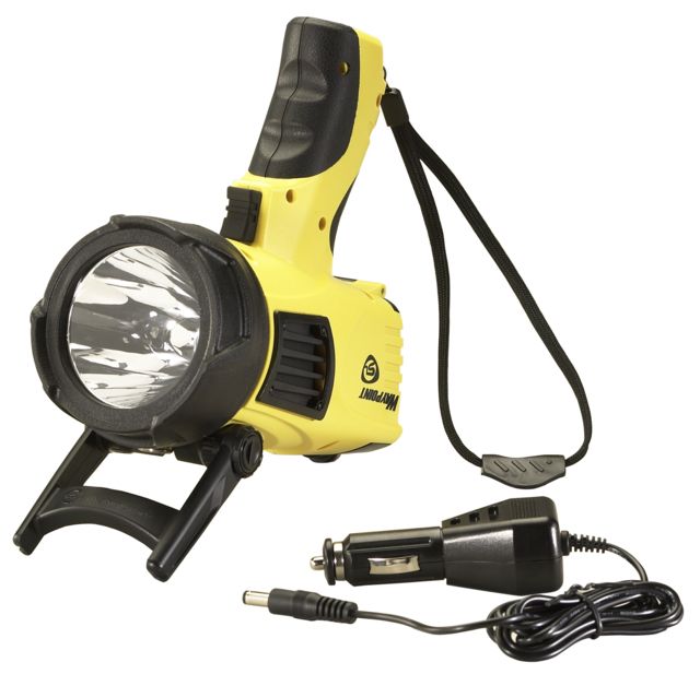 Streamlight Waypoint Pistol Grip Spotlight C Alkaline Battery/12V DC Power Cord 550 Lumens Yellow Blister Pack