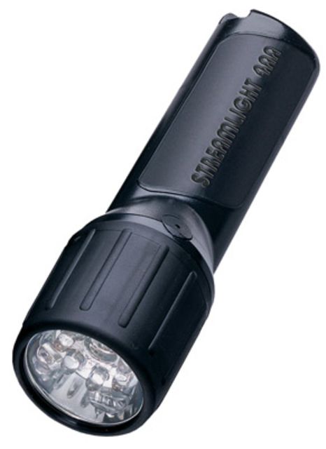 Streamlight 4AA Propolymer LED Flashlight White LEDs w/Batteries Black Blister Pack