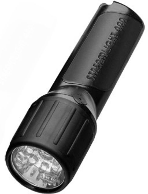 Streamlight 4AA Propolymer Luxeon Flashlight w/White LEDs Batteries Black