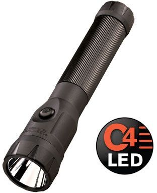 Streamlight Polystinger Rechargeable LED Flashlight w/120V AC-DC Steady Charger 2 Holders