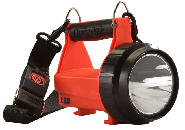 Streamlight Fire Vulcan Rechargeable C4 LED Flashlight 180 Lumen 22062 - Iec Type G 240V Ac Charge Cord Orange