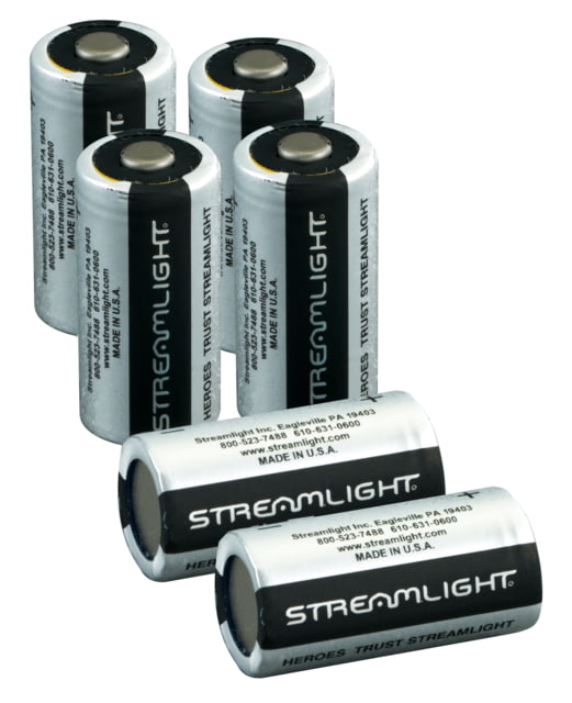 Streamlight Streamlight Flashlight Replacement 3V CR123 Lithium Batteries - 6 Pack