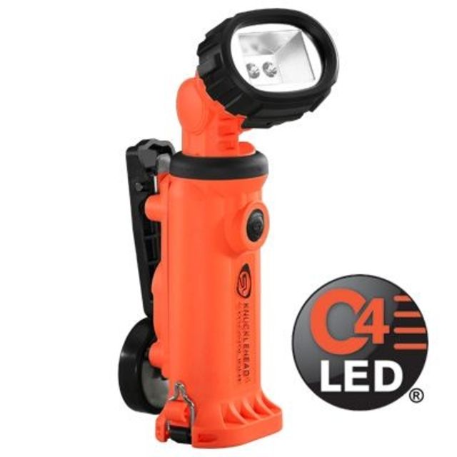 Streamlight Knucklehead Multi-Purpose Worklight 200 Lumen Clip Alkaline Model Light Only Orange Blister Pack