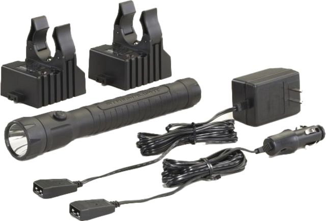 Streamlight PolyStinger LED HAZ-LO Industrial Safety Flashlight 120V AC Steady Charge Cord Black