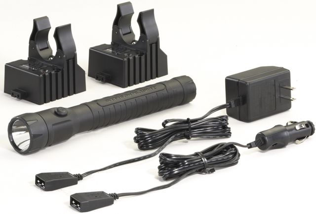 Streamlight PolyStinger LED HAZ-LO Industrial Safety Flashlight 120V AC/12VDC Steady Charge Cord Black
