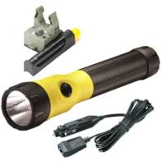 Streamlight PolyStinger LED Flashlight DC Fast PiggyBack Charger - Yellow