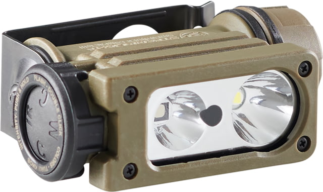 Streamlight Sidewinder Compact III User Configurable Model AA/CR123A 275 Lumens LED Headlamp w/E- Mount/Headstrap Coyote Streamlight Sidewinder Compact III User Configurable Model AA/CR123A 275 Lumens LED Headlamp w/E- Mount/Headstrap Coyote