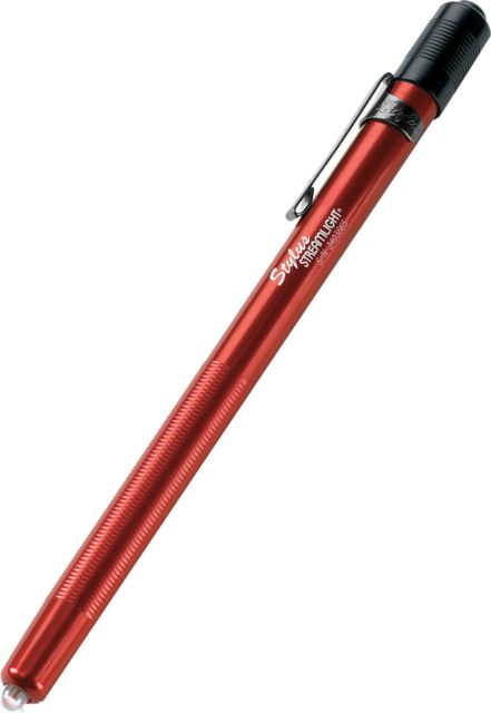 Streamlight Stylus Penlight Flashlight - Red - White LED