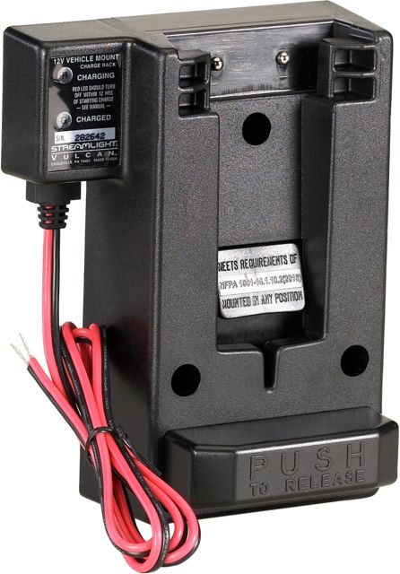 Streamlight Vulcan Series Direct Wire 12V DC Mounting Rack Black