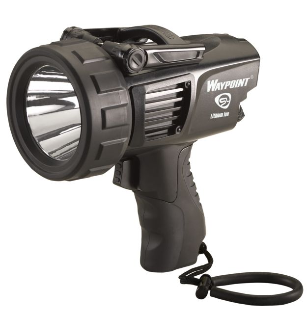 Streamlight Waypoint 300 Rechargeable Spotlight w/ International AC Charge Cord 44919 1000 Lumen White Led Black