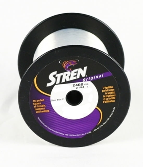 Stren Original Mono Bulk Spool 12lb 2400yd Clear/Blue