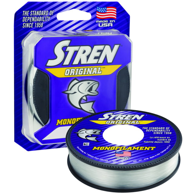 Stren Original Mono Pony Spool 17lb 100yd Pony Spool Clr/Blu Fluorescent