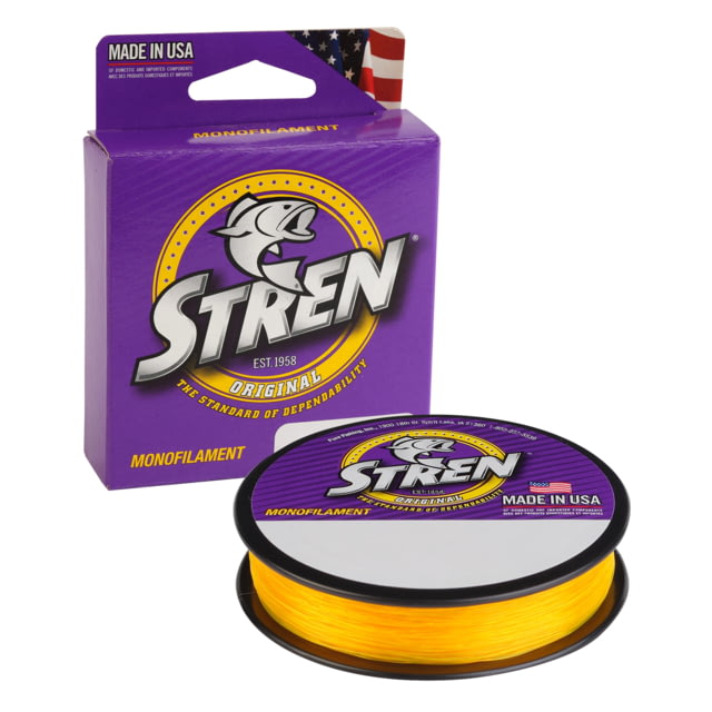 Stren Original Monofilament Line 0.009in/0.22mm 6lb/2.7kg 100yd/91m Hi-Vis Gold