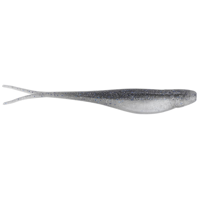 Strike King 3X Baby Z-Too Soft Jerkbait Soft Plastic Jerkbait Fishing Lure Smokey Shad 3 1/2in 5-Pack