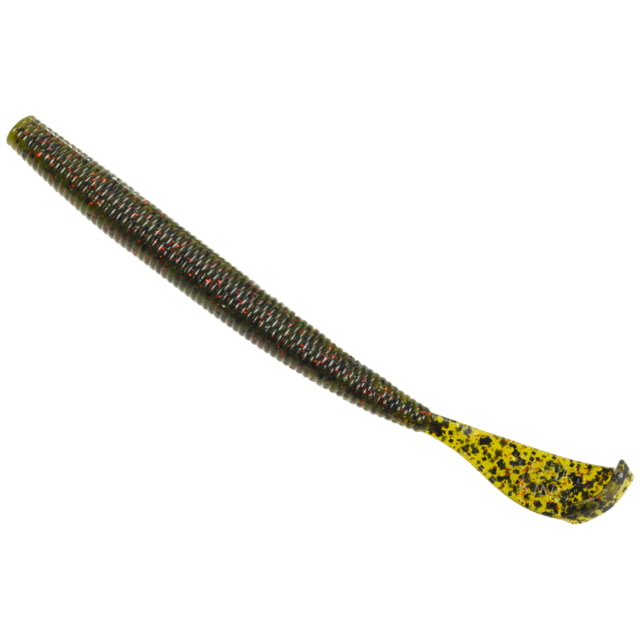 Strike King Rage Cut-R-Worm Fishing Lure Soft Plastic Worm Watermelon Seed w/ Red Flake 6in 7-Pack