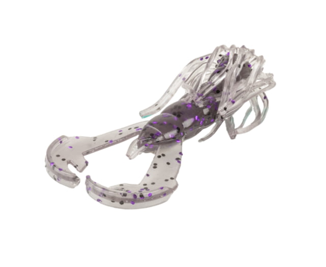 Strike King Baby Luau Craw Smoke Purple with Black Flake 3in