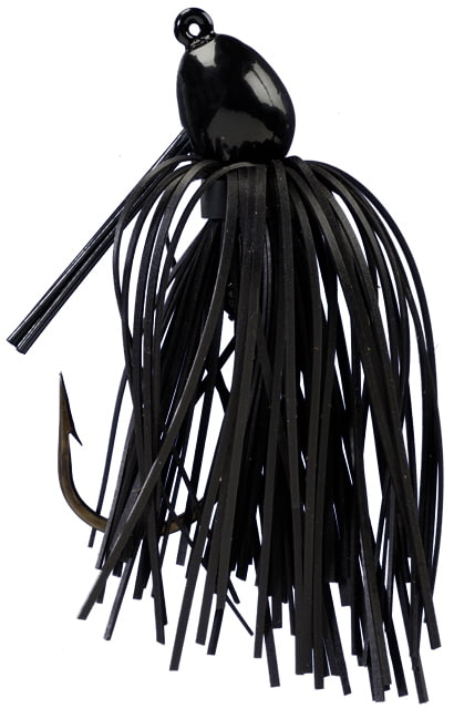 Strike King Strike King Bitsy Bug Mini Jig Fishing Lure Casting Jig Black 1/4oz